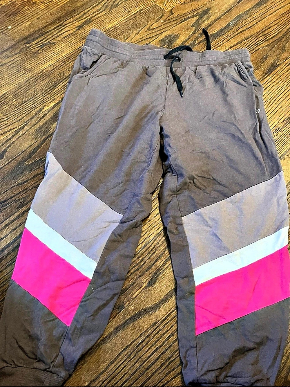 Torrid Everyday Fleece Classic Fit Active Jogger Gray & Pink Size 3